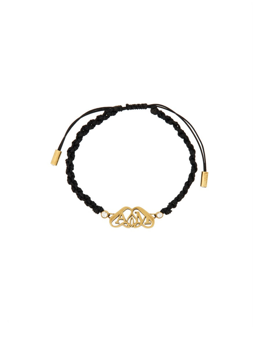 Alexander Mcqueen Women Friendship Bracelet With "Seal" Logo - 1