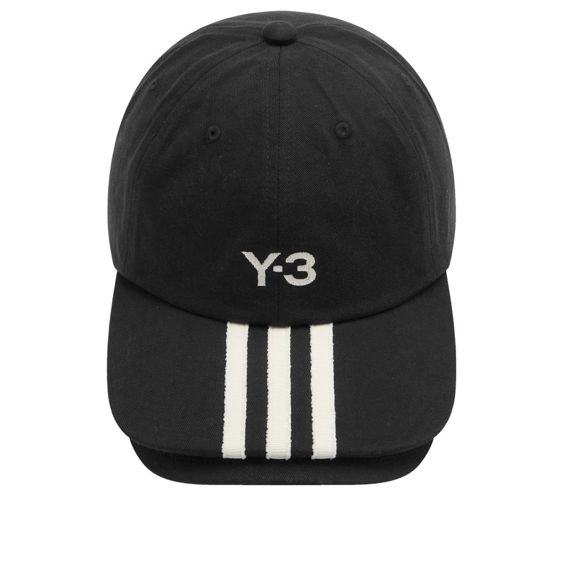 Y-3 3 Stripe Double Peak Cap 3