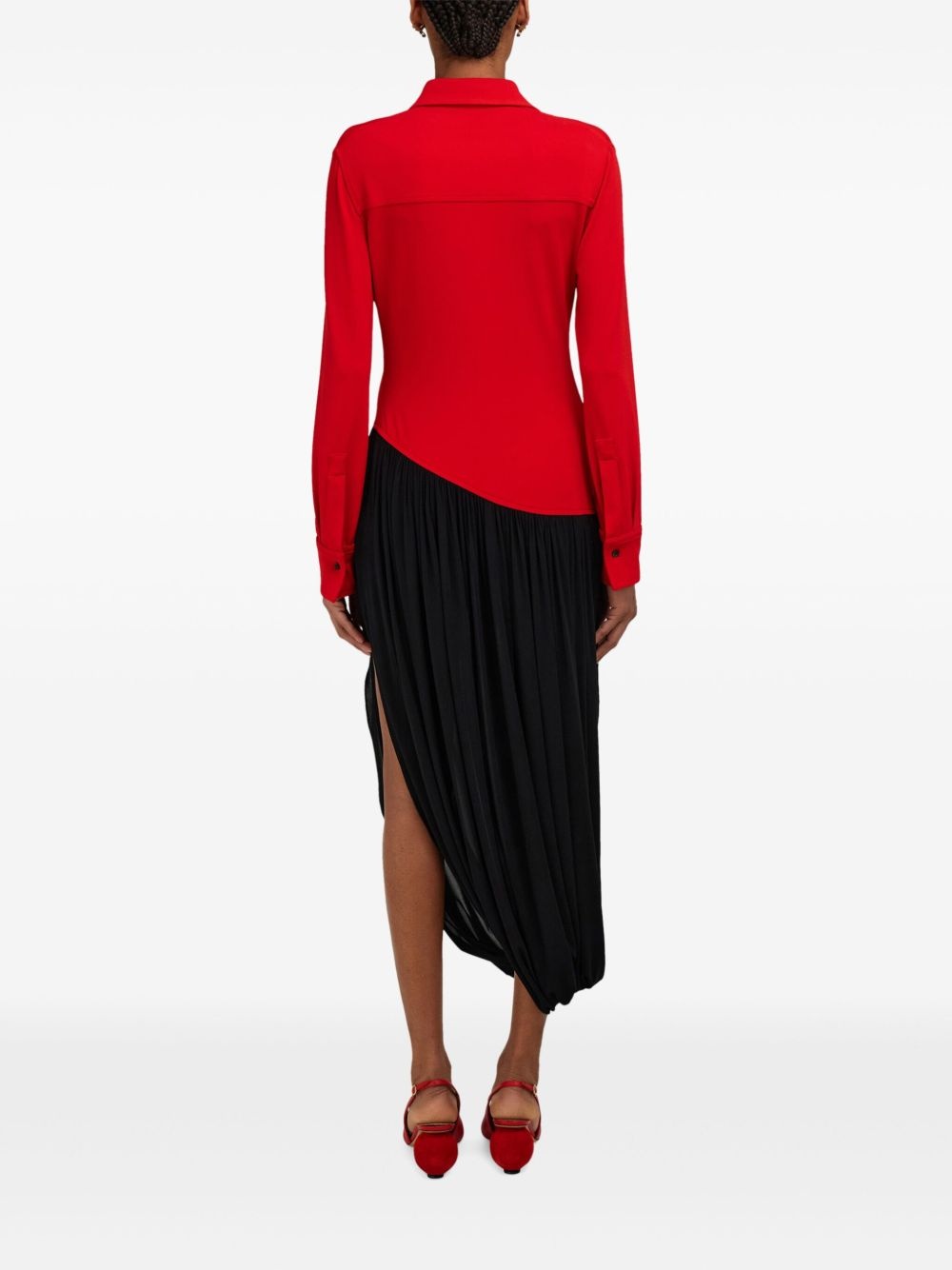 button-up asymmetrical dress - 2