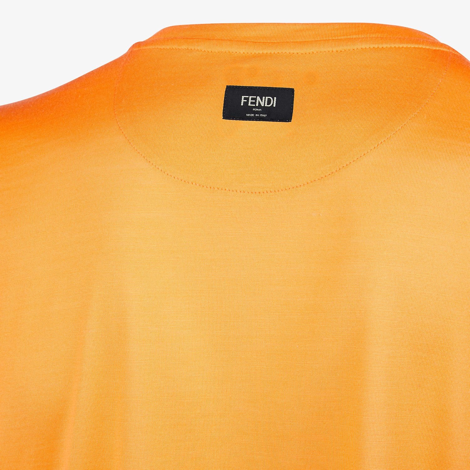 Orange silk T-shirt - 3