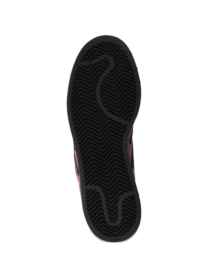 Superstar II W striped crocodile-effect sneakers 5