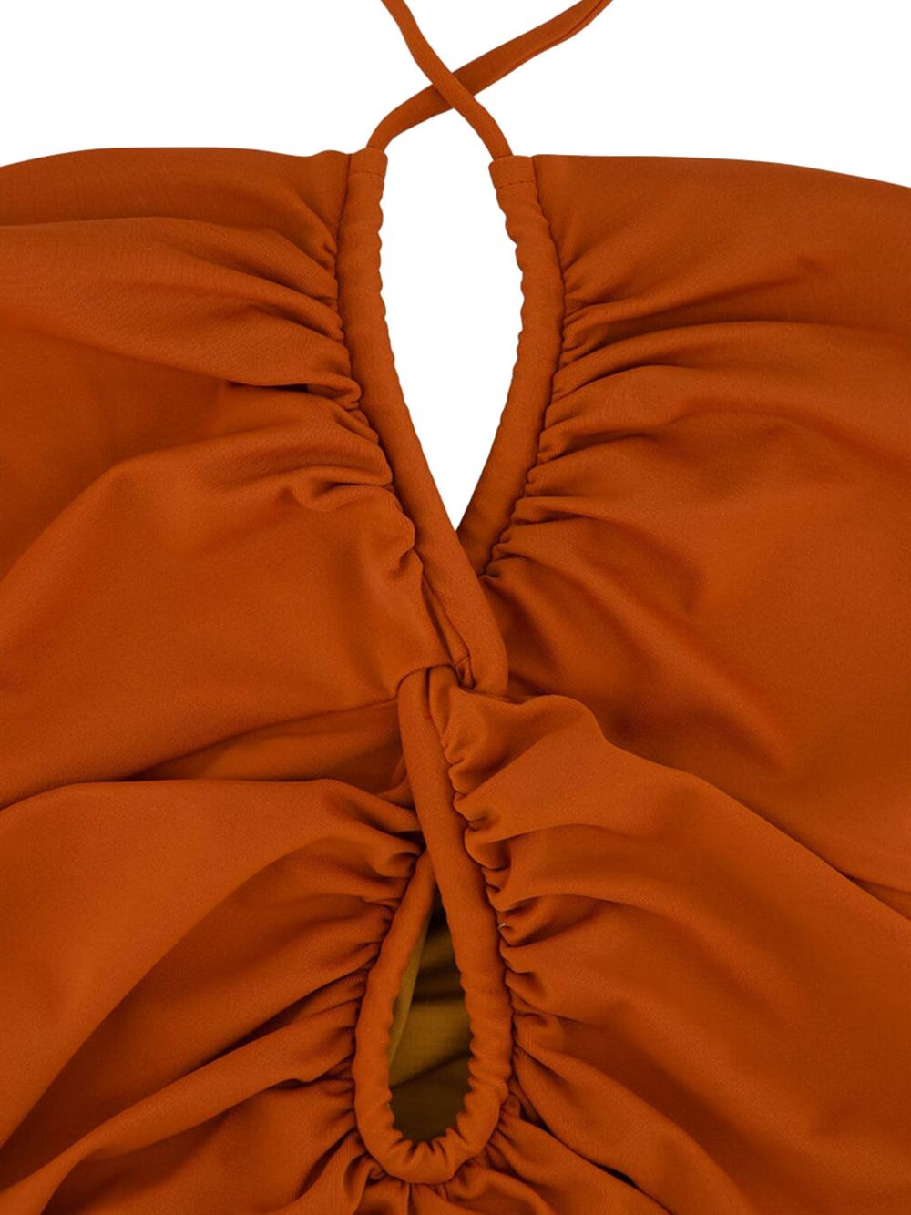 halterneck keyhole swimsuit - 3