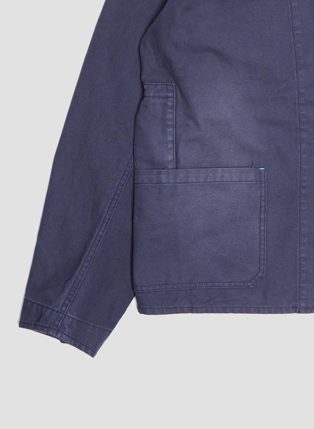 Navvie Blazer Canvas in Black Navy - 8