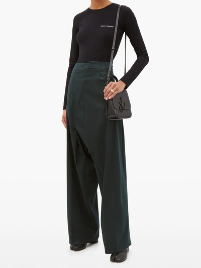 MM6 Maison Margiela Deconstructed high-rise trousers outlook