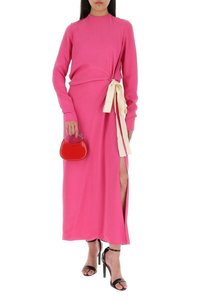 Lanvin Dark pink stretch crepe long dress outlook