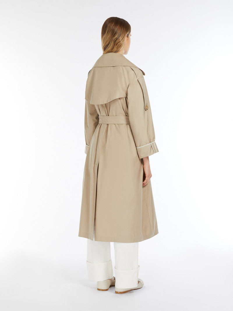 UTRENCH Oversized trench coat in water-repellent twill 4