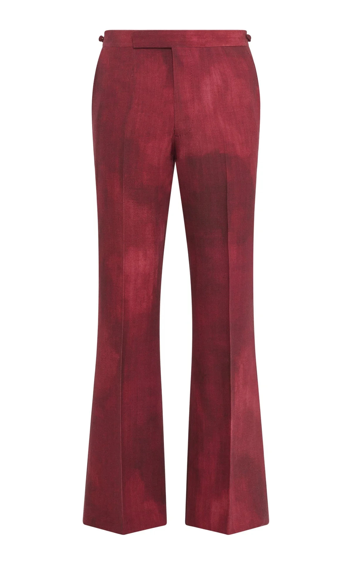 Stevie Pant in Bordeaux Virgin Wool - 1