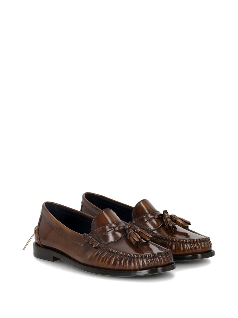 FORTELA Sophie tassel leather loafers outlook