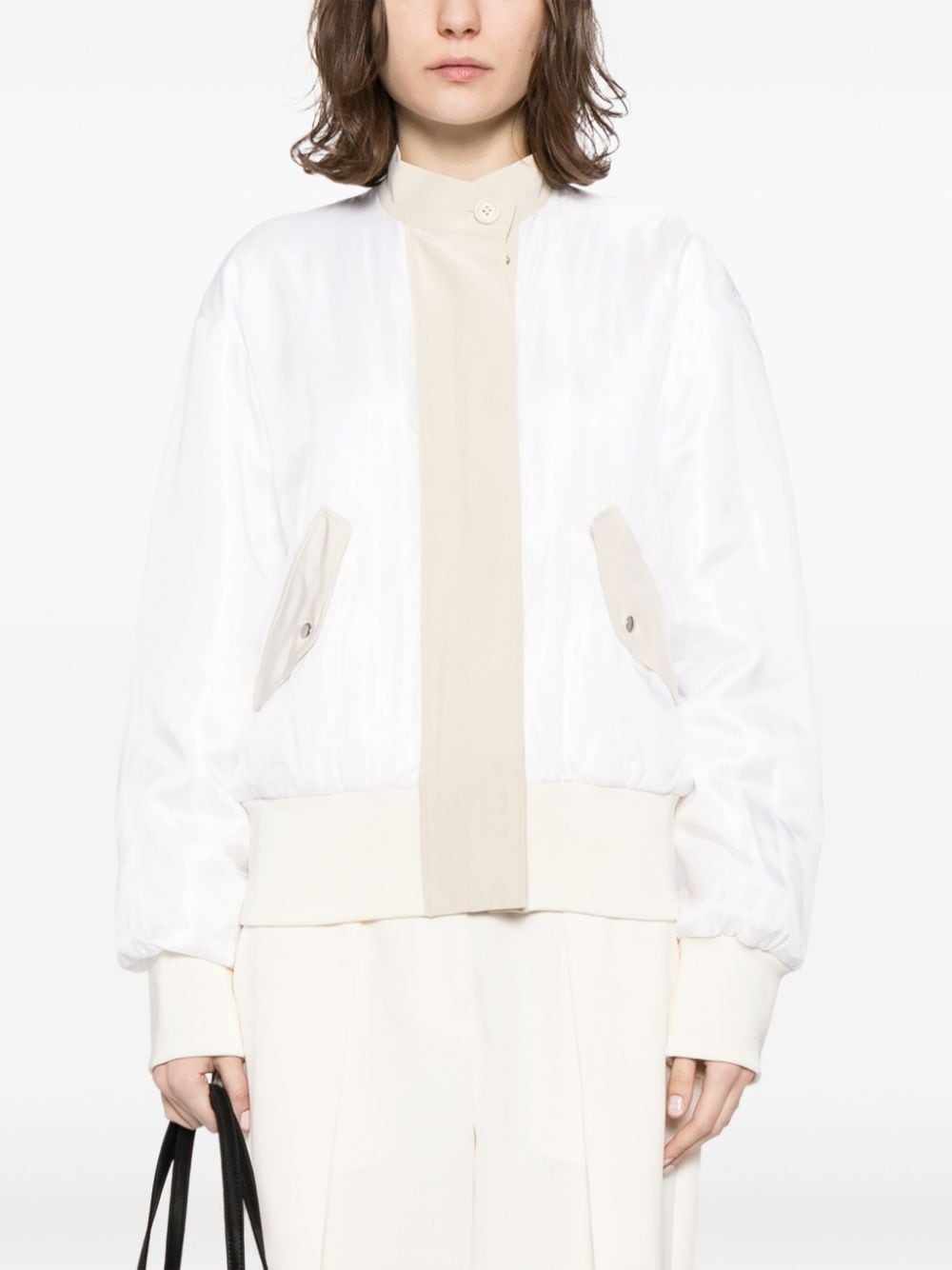 panelled reversible bomber jacket - 6