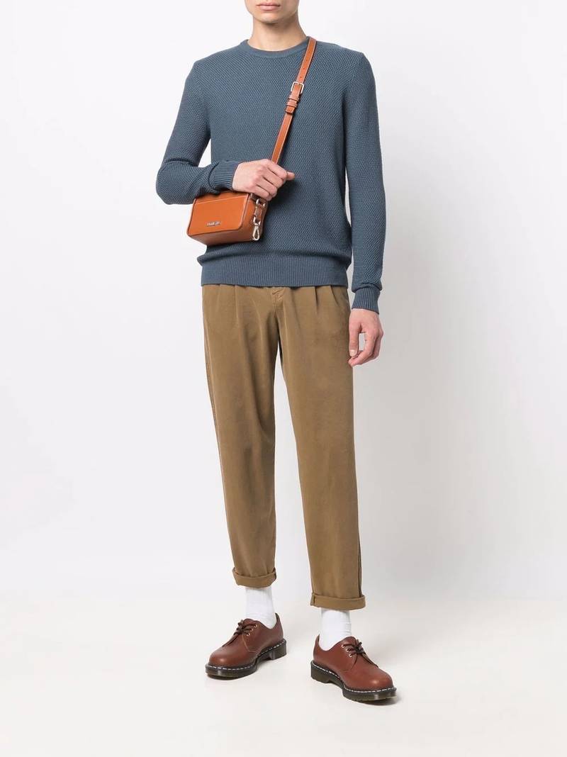 Sandro brioche-stitch wool-blend jumper outlook