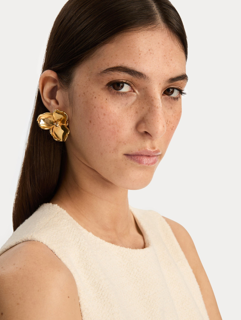 Oscar de la Renta GOLD BLOSSOM EARRINGS outlook