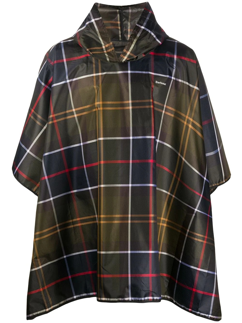 Sproof tartan poncho - 1