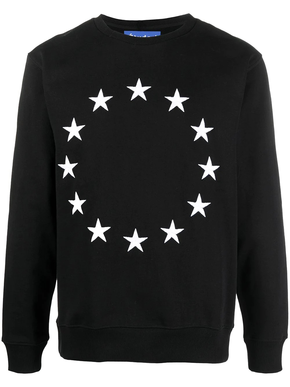 stars print sweatshirt - 1