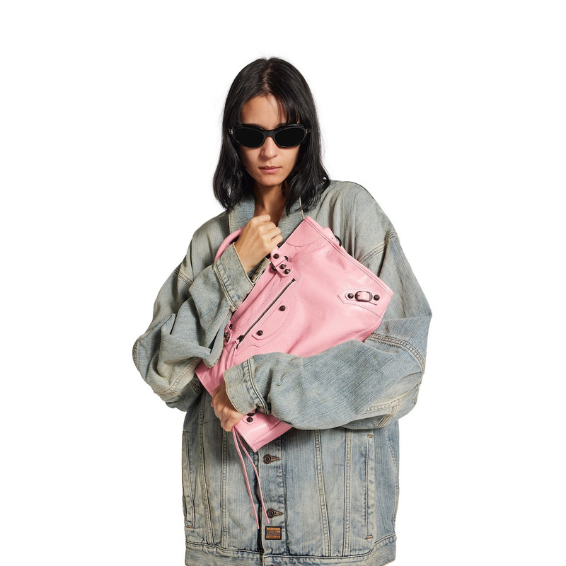 BALENCIAGA Women's Le City Medium Bag  in Vintage Pink outlook