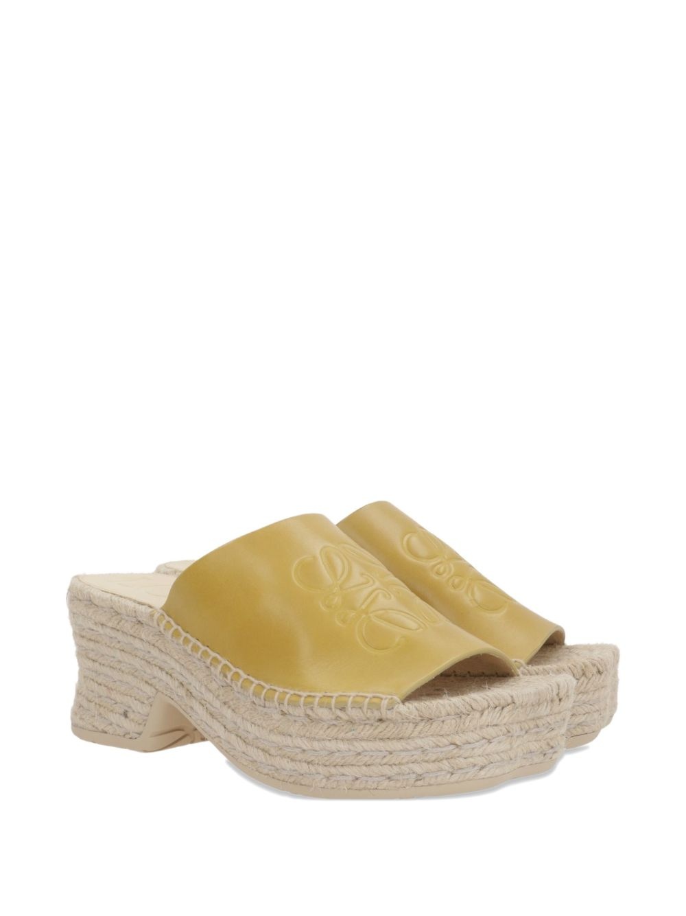 70mm leather sandals - 2