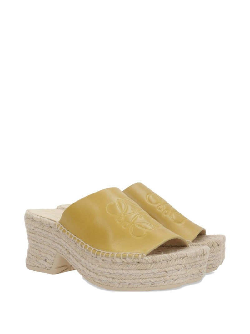 Loewe 70mm leather sandals outlook