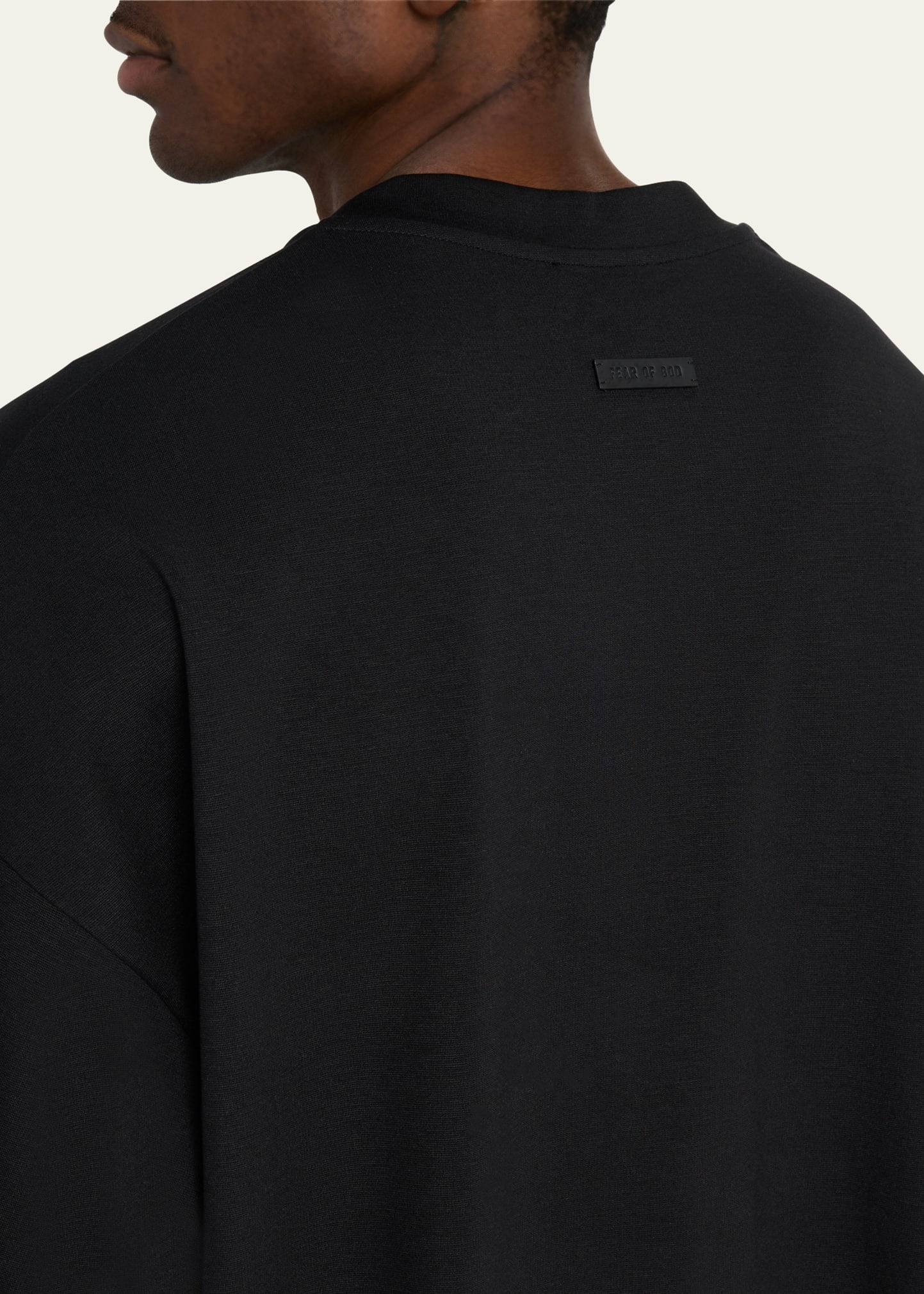 Men's Oversized Solid T-Shirt - 5