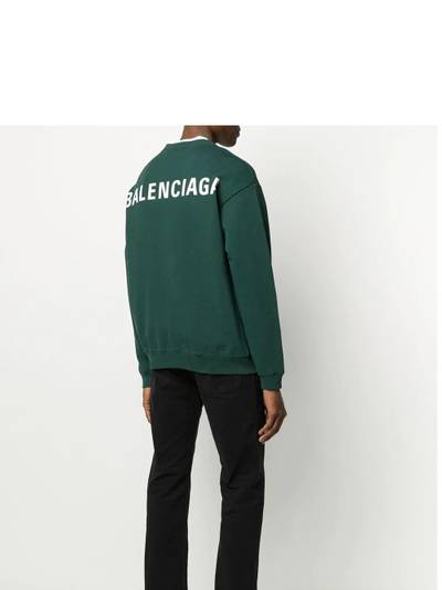 BALENCIAGA printed logo sweatshirt outlook