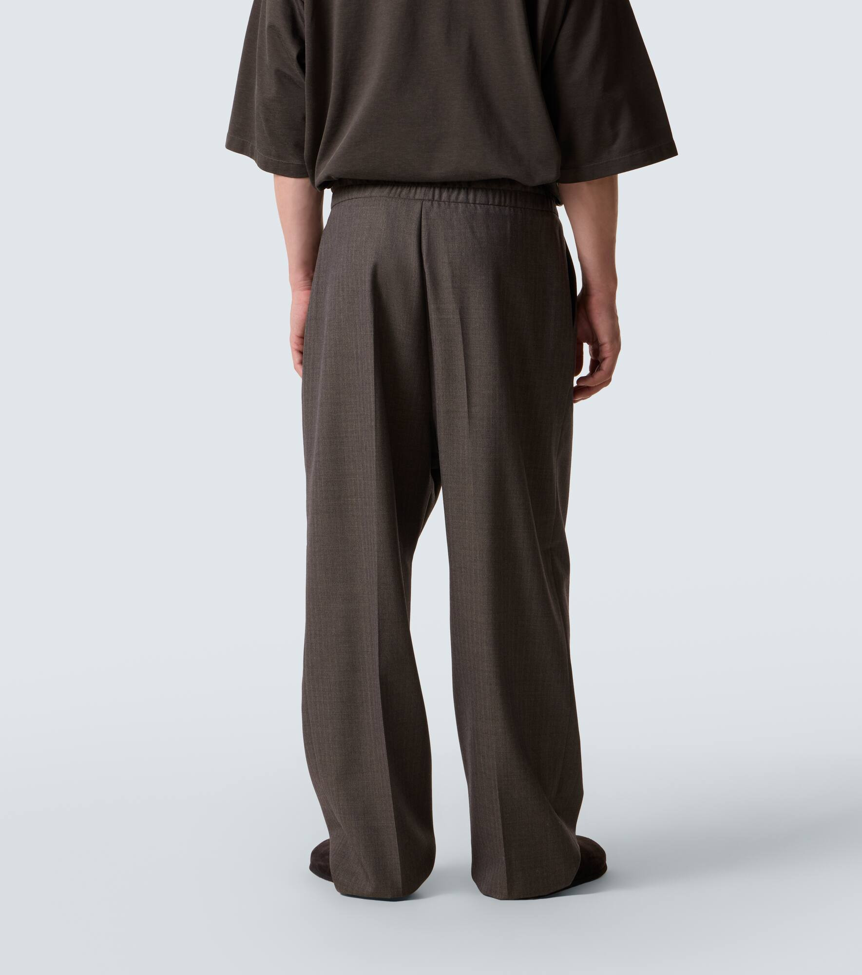 Virgin wool straight pants - 4
