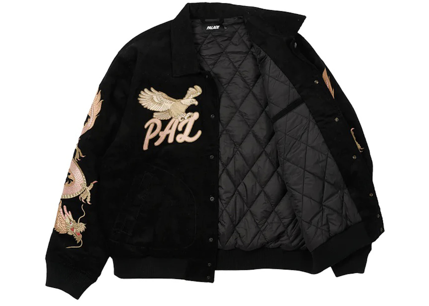 Palace Double Dragon Tour Jacket Black - 2