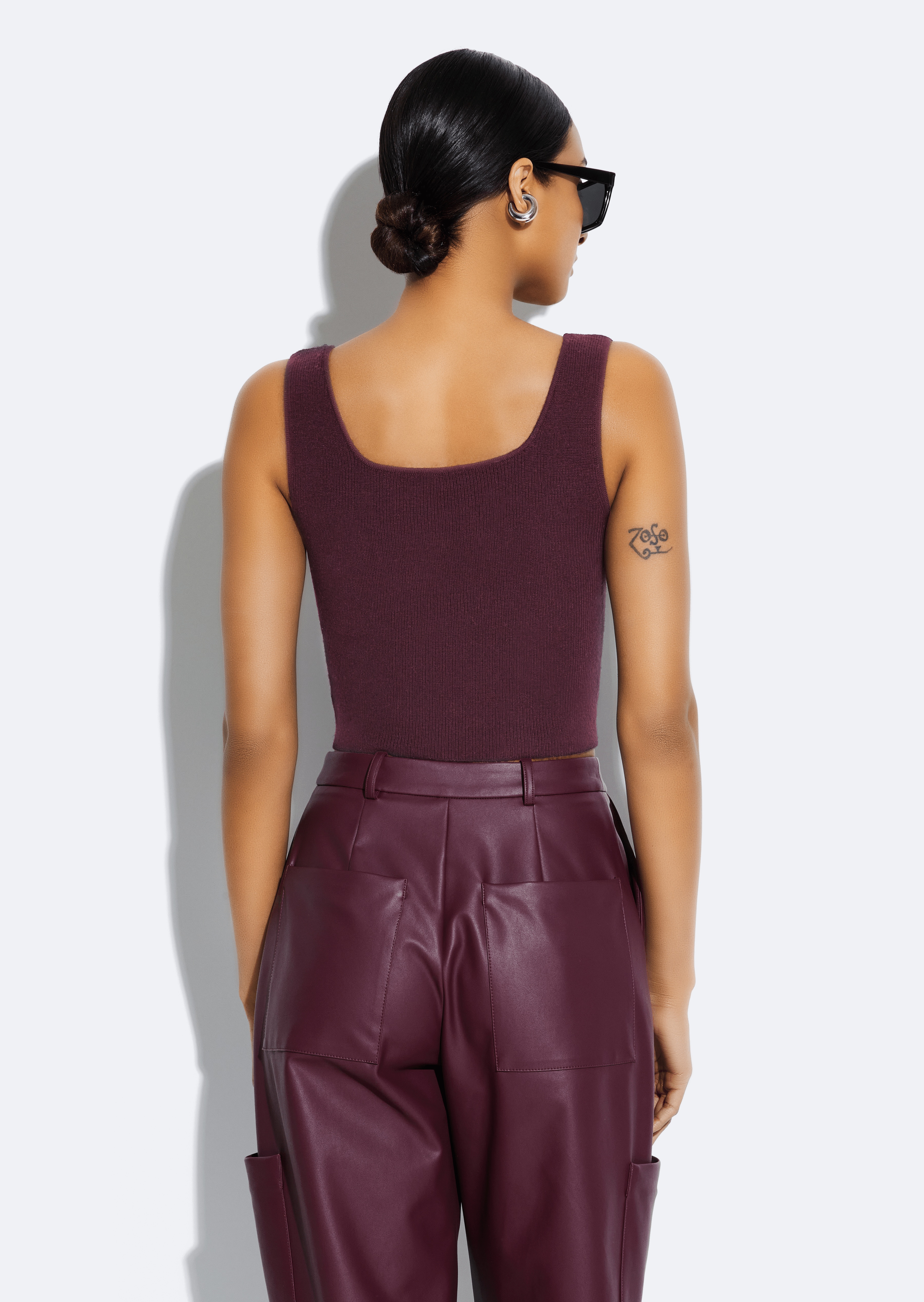 Merino Cropped Tank - 3