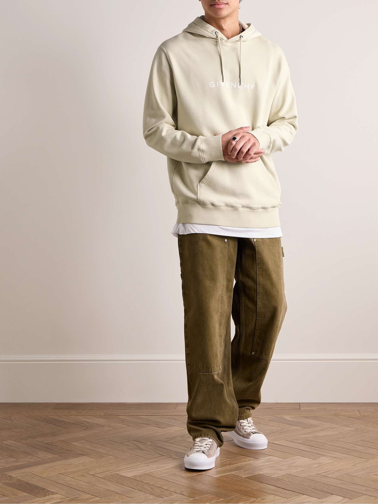 Logo-Print Cotton-Jersey Hoodie - 2
