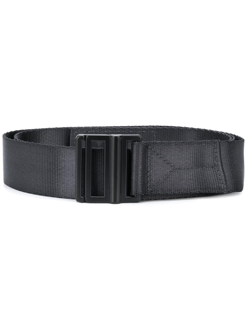 logo print woven belt - 1