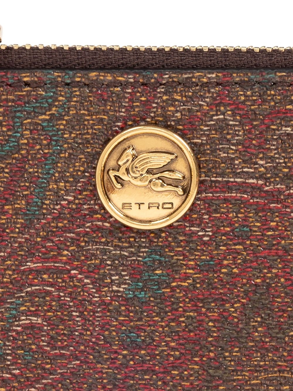 paisley-pattern card holder - 5