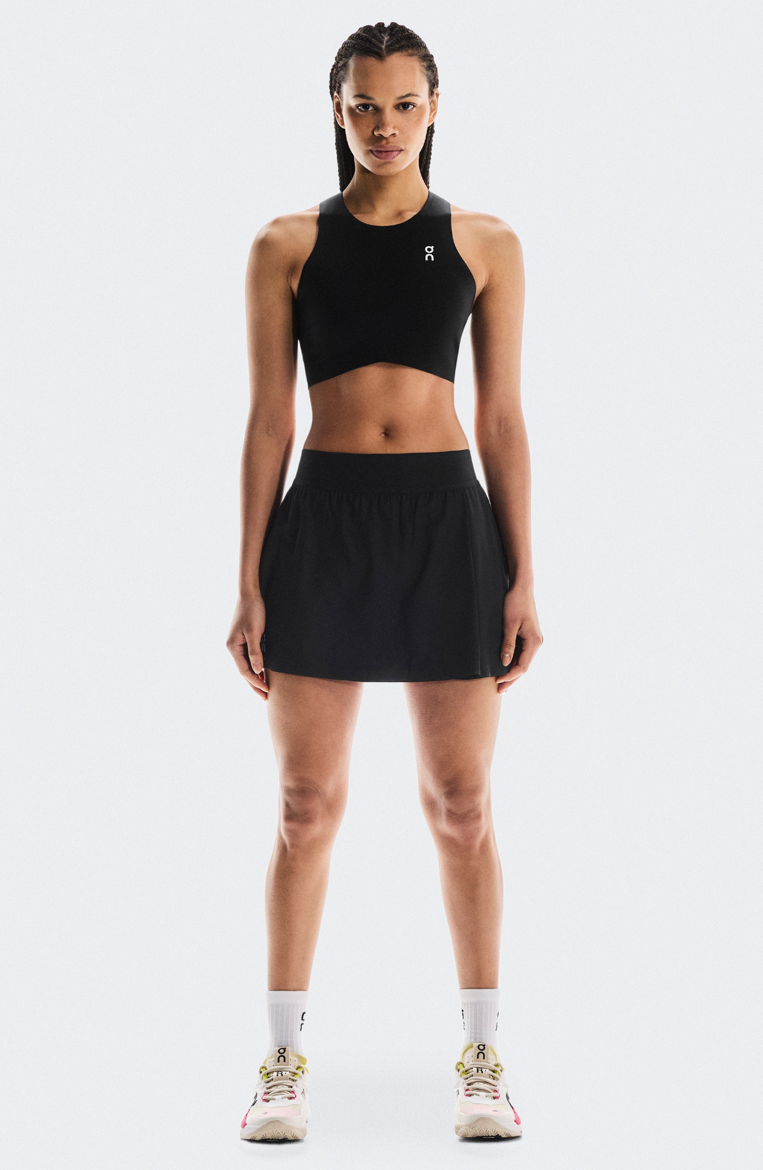 On Court Pleated Skort in Black at Nordstrom - 5