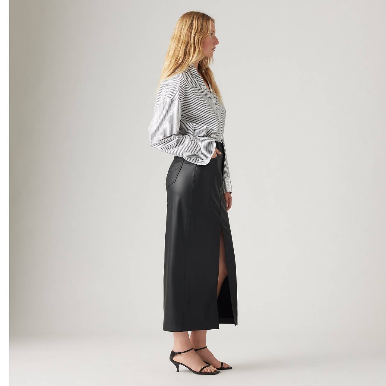 ANKLE COLUMN SKIRT - 6