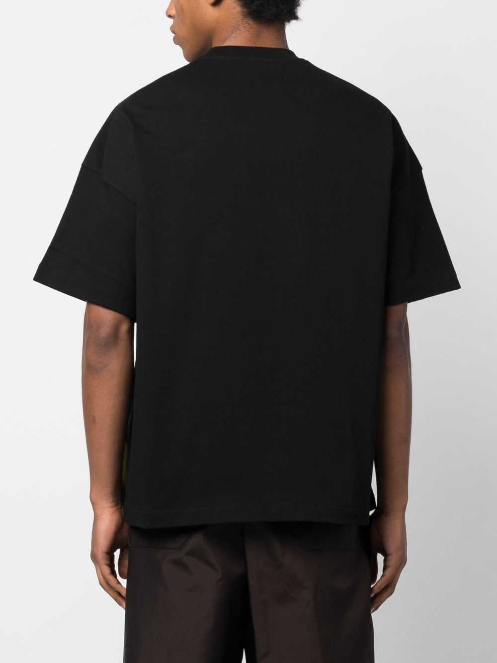 patch-detail cotton T-shirt - 4