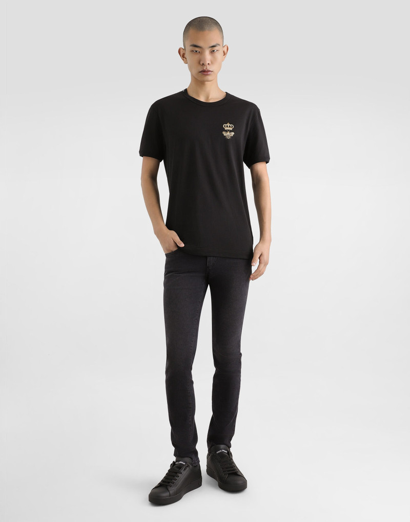 Dolce & Gabbana Cotton T-shirt with embroidery outlook