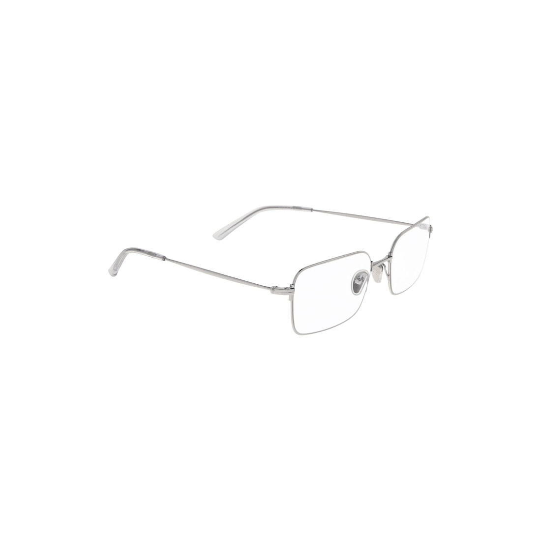 Invisible Rectangle Sunglasses  in Silver - 3