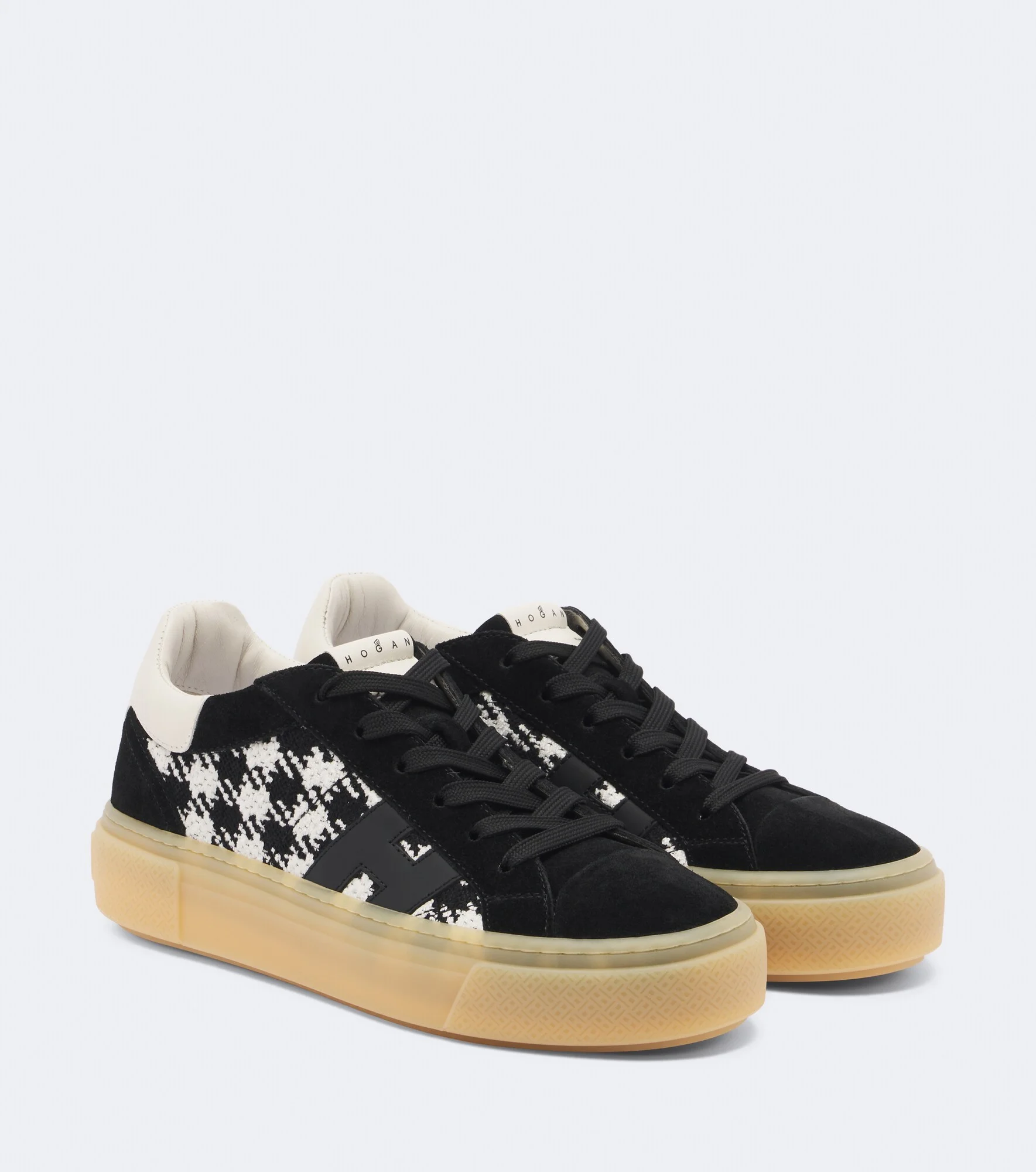 Hogan Crosswind suede-trimmed sneakers - 1