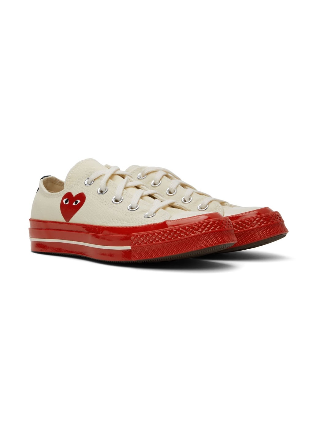 Off-White & Red Converse Edition Chuck 70 Low-Top Sneakers - 4