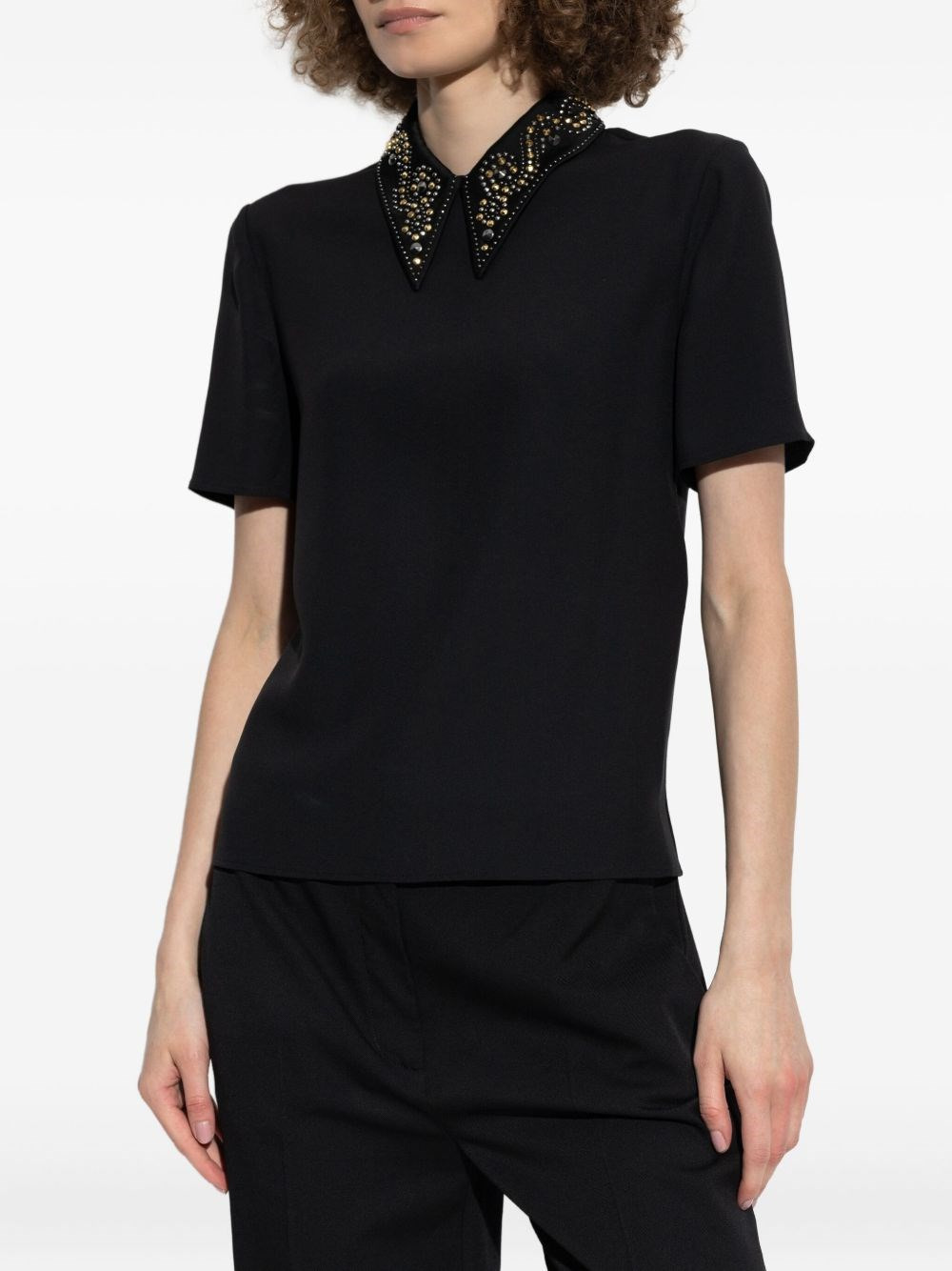 Envers satin top with studs - 3