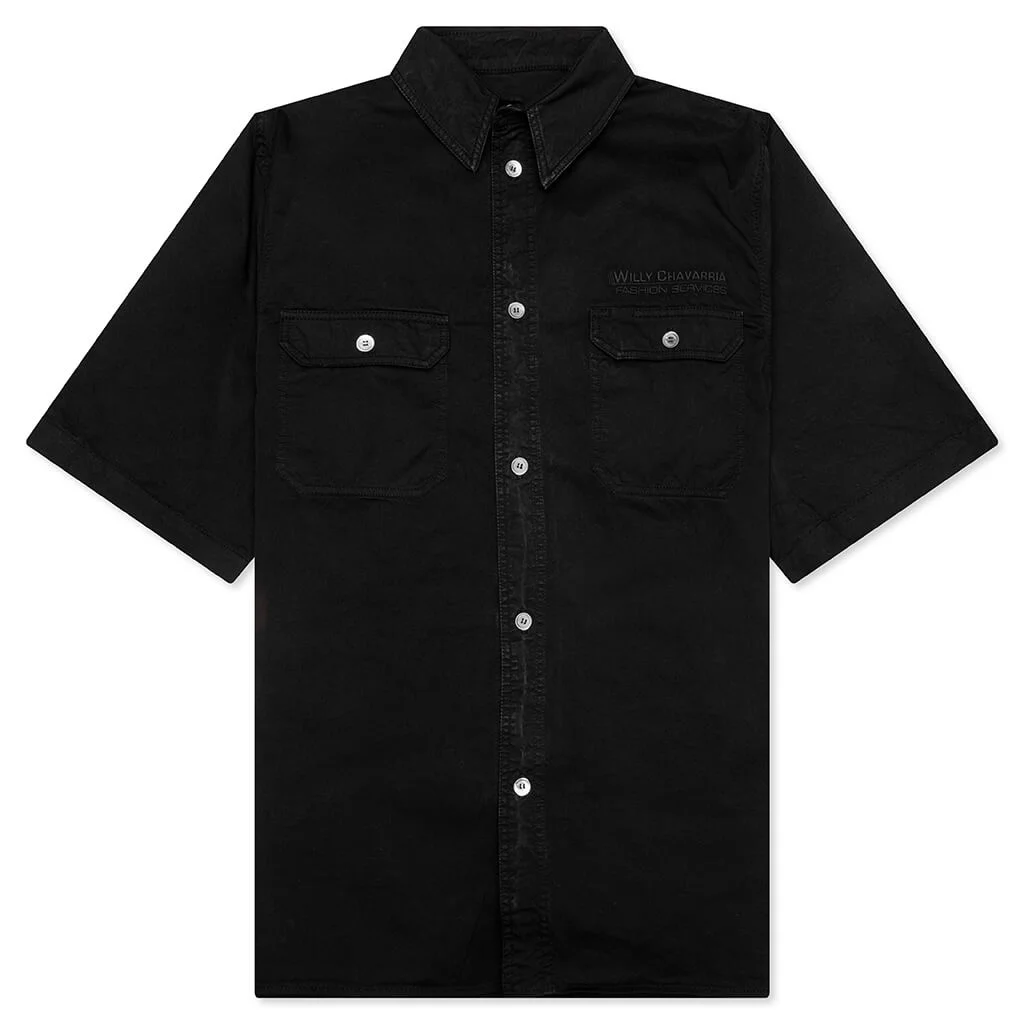 CORCORAN S/S WORK SHIRT - BLACK - 1