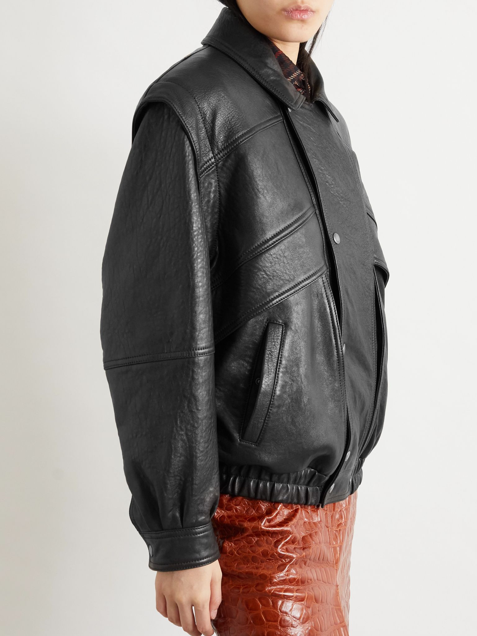 Leather jacket Black - 3