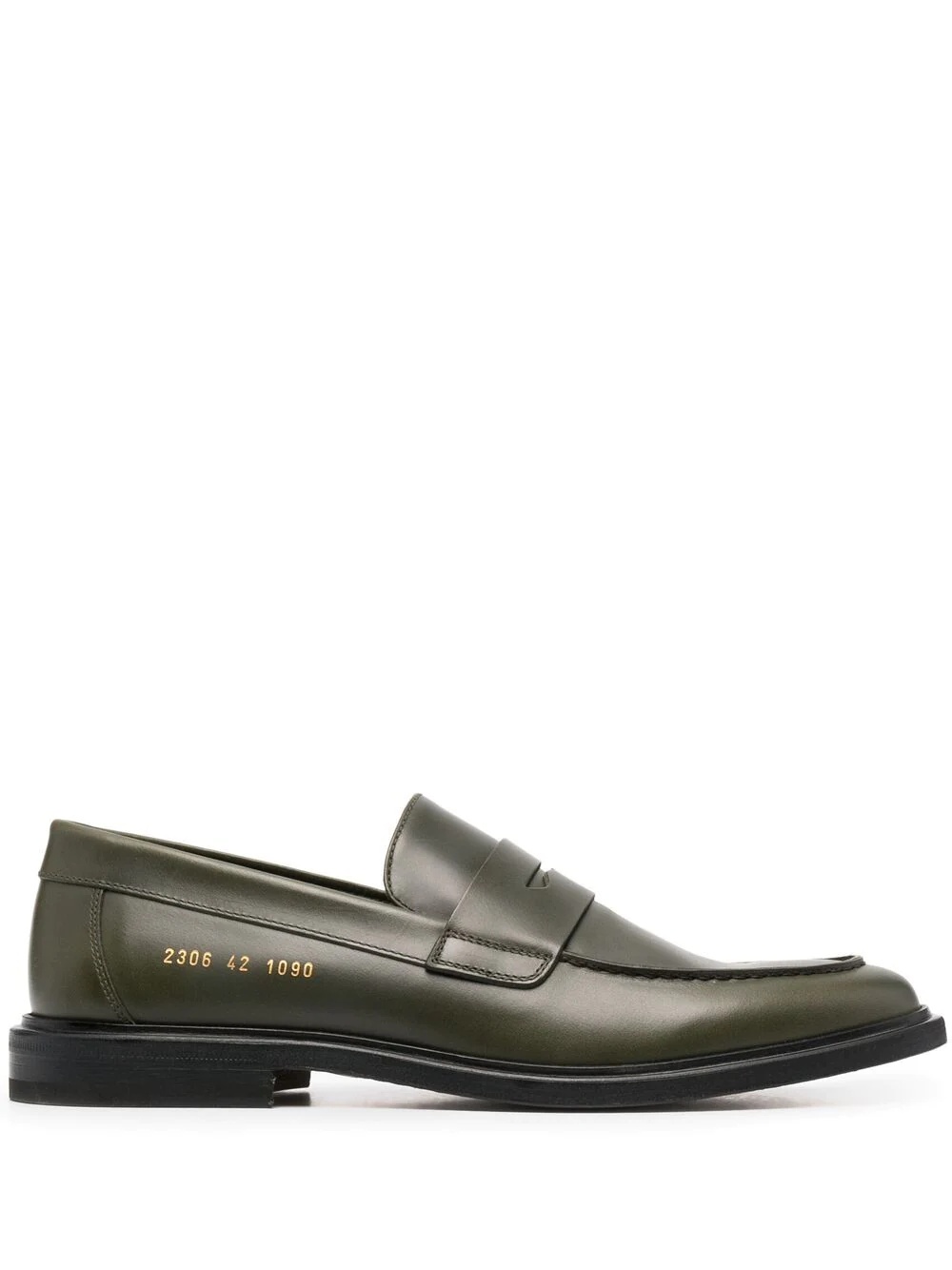 slip-on leather loafers - 1