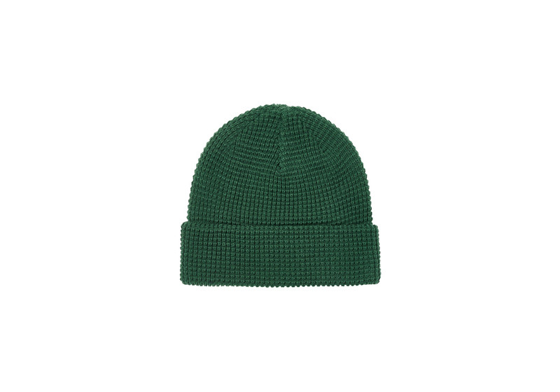 PALACE SOFAR WAFFLE BEANIE GREEN outlook