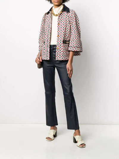 GUCCI Horsebit print jacket outlook