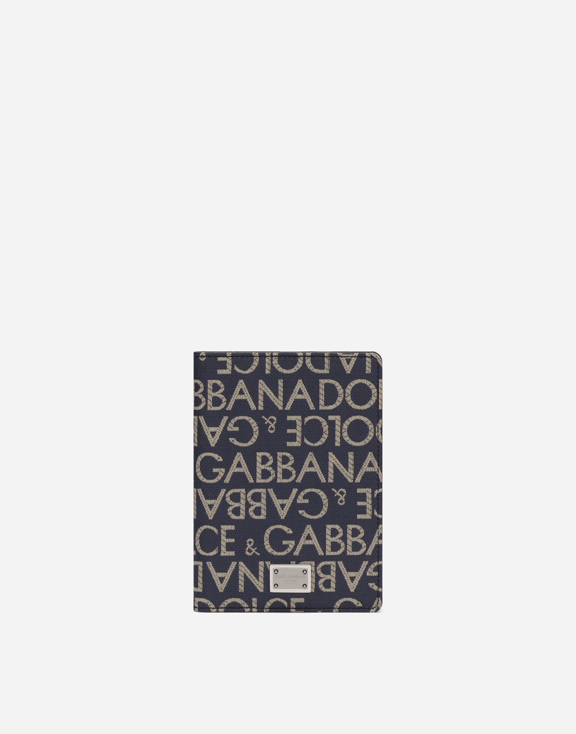 Coated jacquard passport case - 1