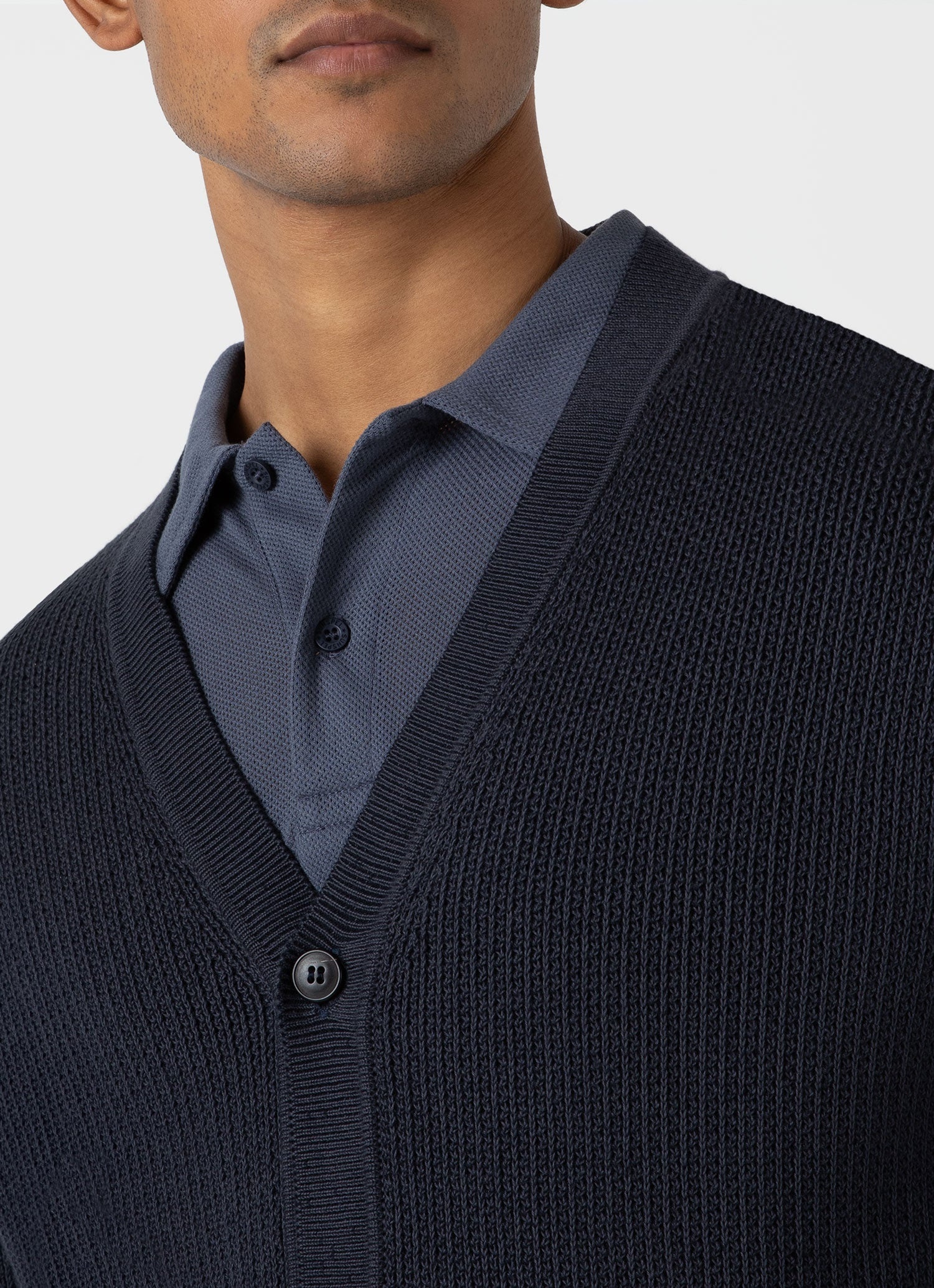 Textured Knit Cardigan - 5