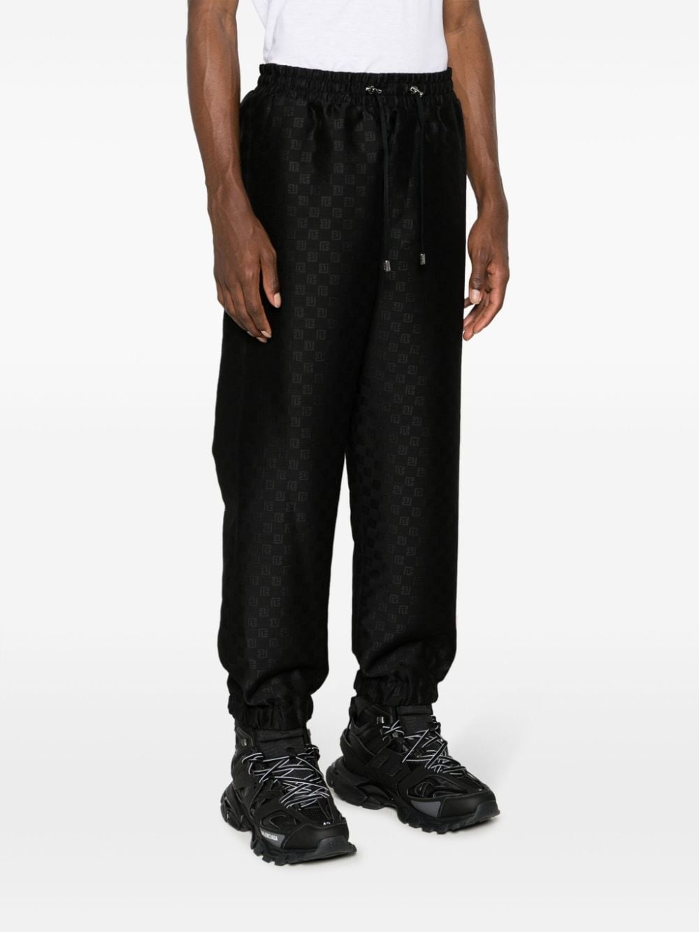 monogram-print track pants - 3