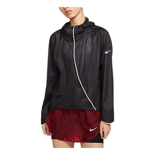 (WMNS) Nike Shield Running Jacket Black CJ5078-010 - 1