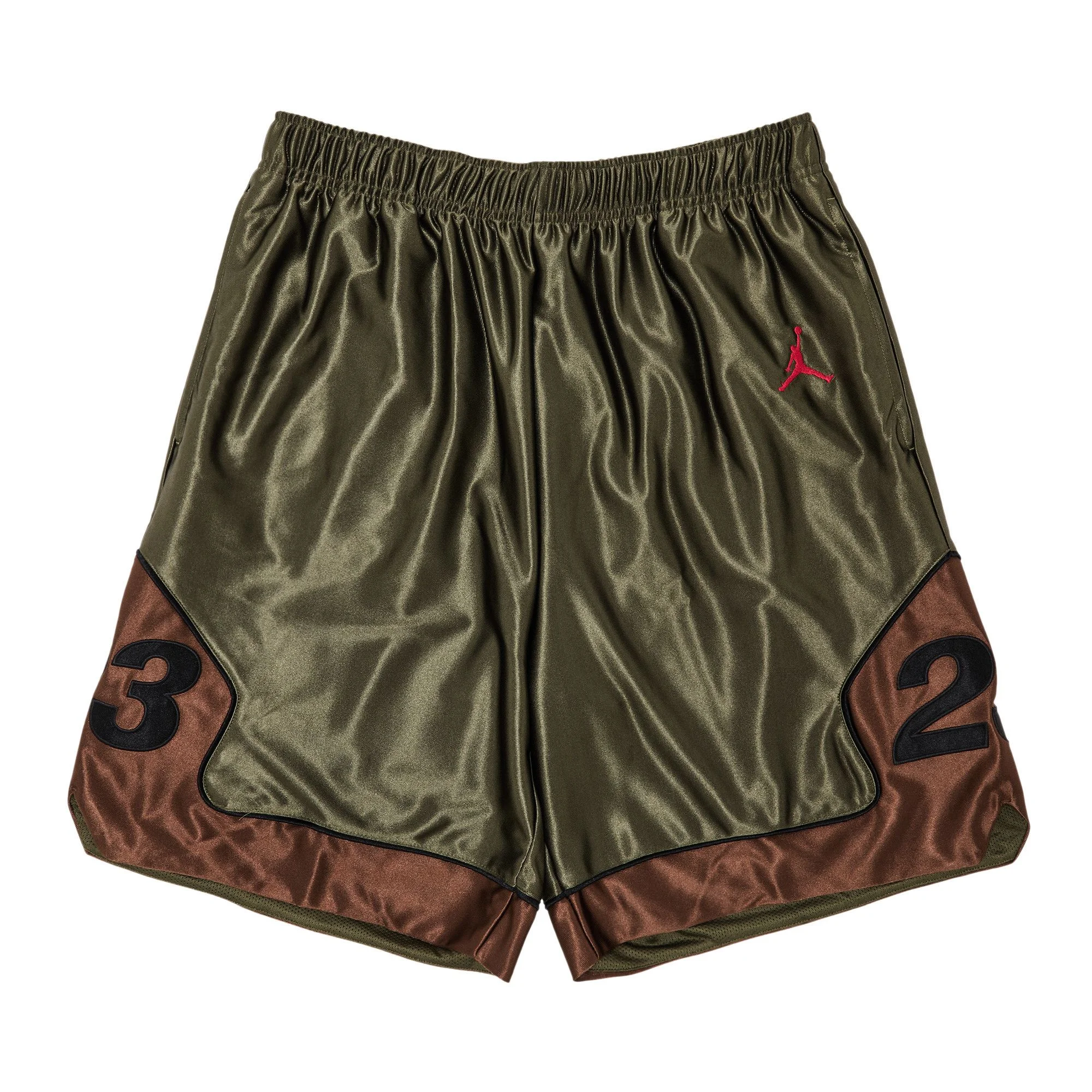 Supreme x Jordan Warm Up Short 'Olive' - 1