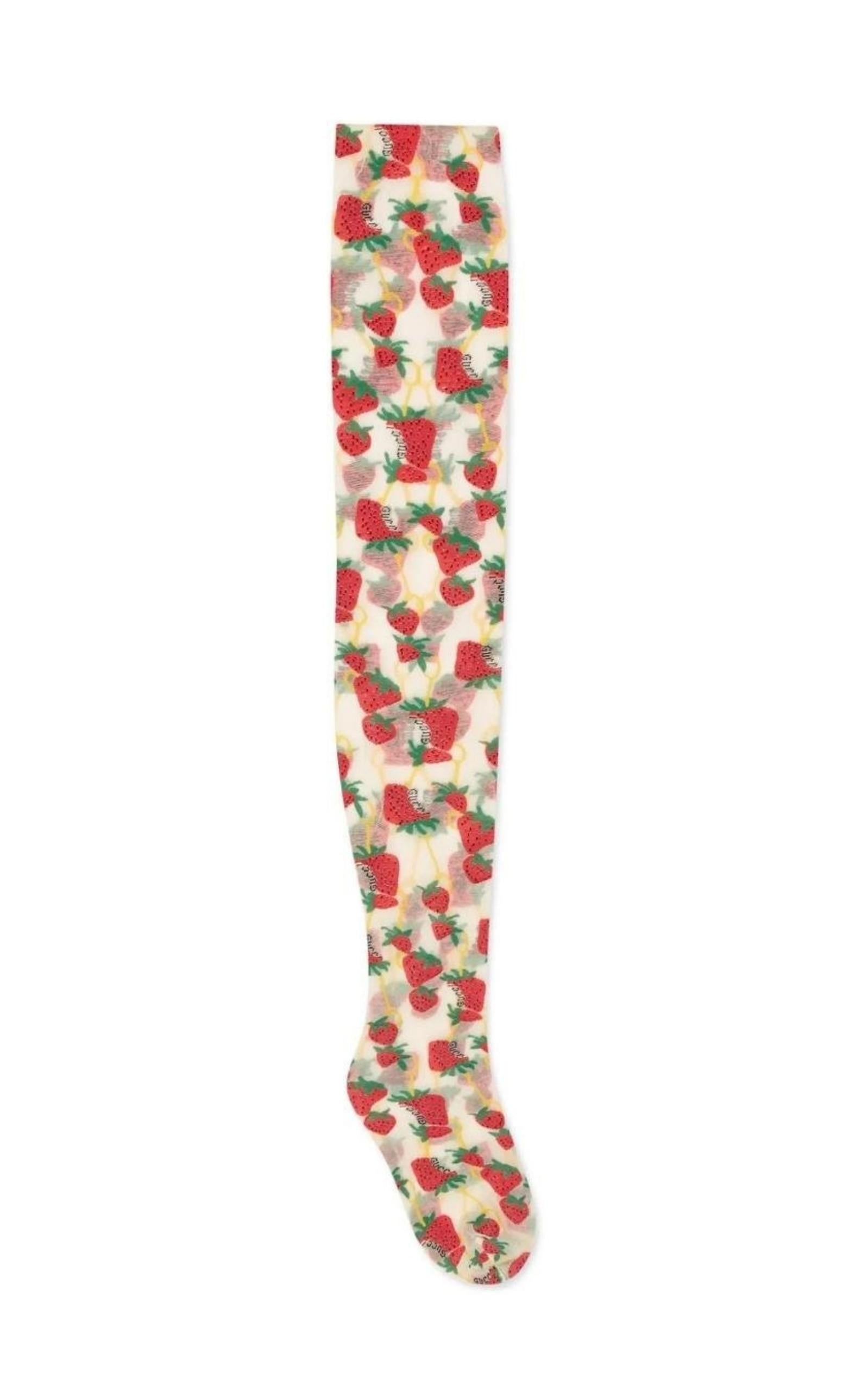 Strawberry Logo Horse-bit Tights - 4