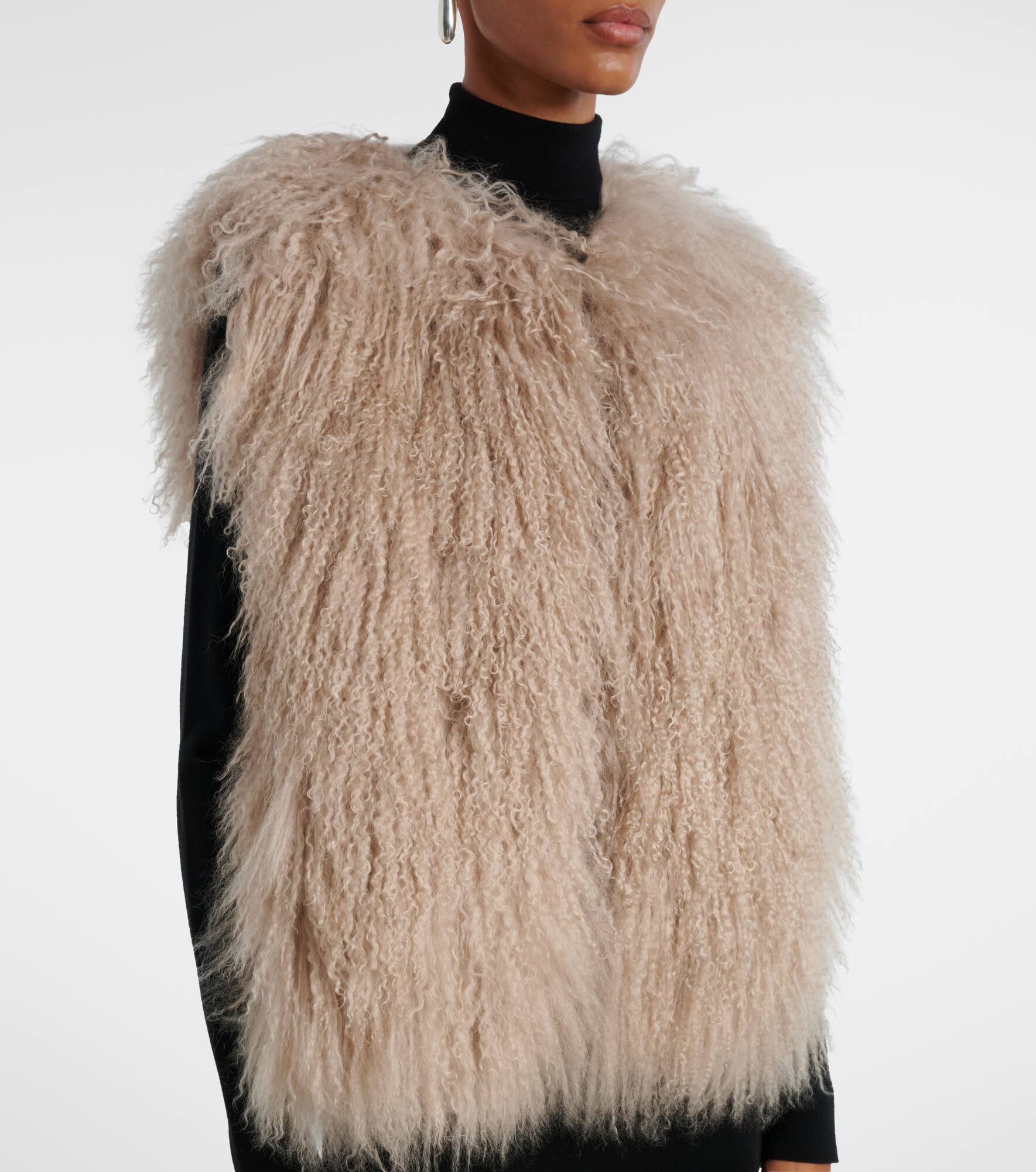 Shearling gilet - 6
