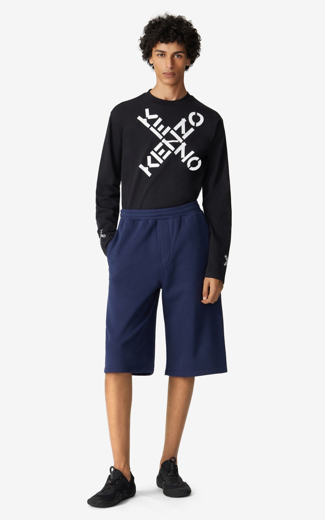 Oversized KENZO Sport 'Little X' shorts - 2