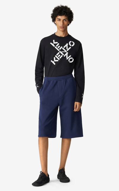 KENZO Oversized KENZO Sport 'Little X' shorts outlook